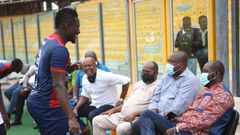 Asamoah Gyan scored in Legon Cities' 3-1 loss to the Black Stars
