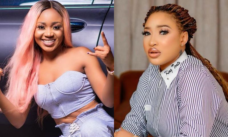 Tonto Dikeh and Akuapem Poloo