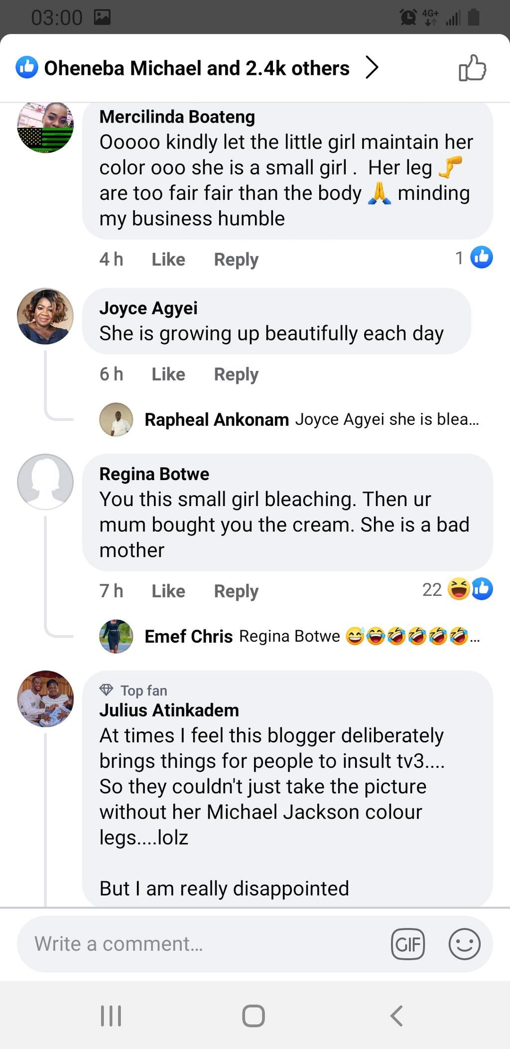 Nakeeyat's mother under attack for allegedly bleaching daughter's skin (SCREENSHOTS)