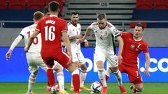 Attila Szalai (2nd R) will have his work cut out as Hungary come up against Portugal, France and Germany in Group F