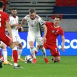 Attila Szalai (2nd R) will have his work cut out as Hungary come up against Portugal, France and Germany in Group F