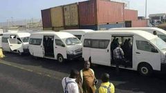 Freddie Blay campaign buses