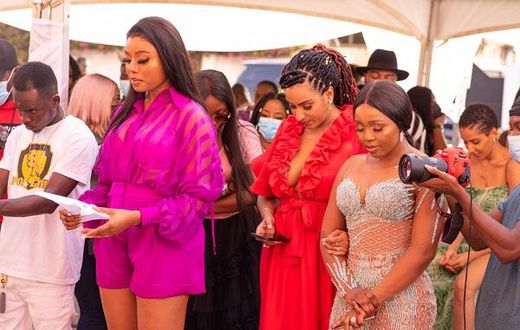 Juliet Ibrahim, Vanessa Gyan, Sister Derby, Cookie Tee, others attend Wanneka Luxury Hair outlet launch in Ghana