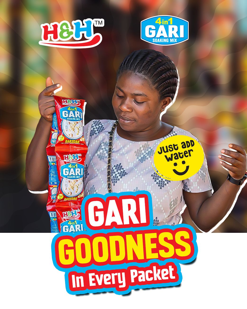 Ghanaians embrace the creamy revolution of HnH Gari Mix