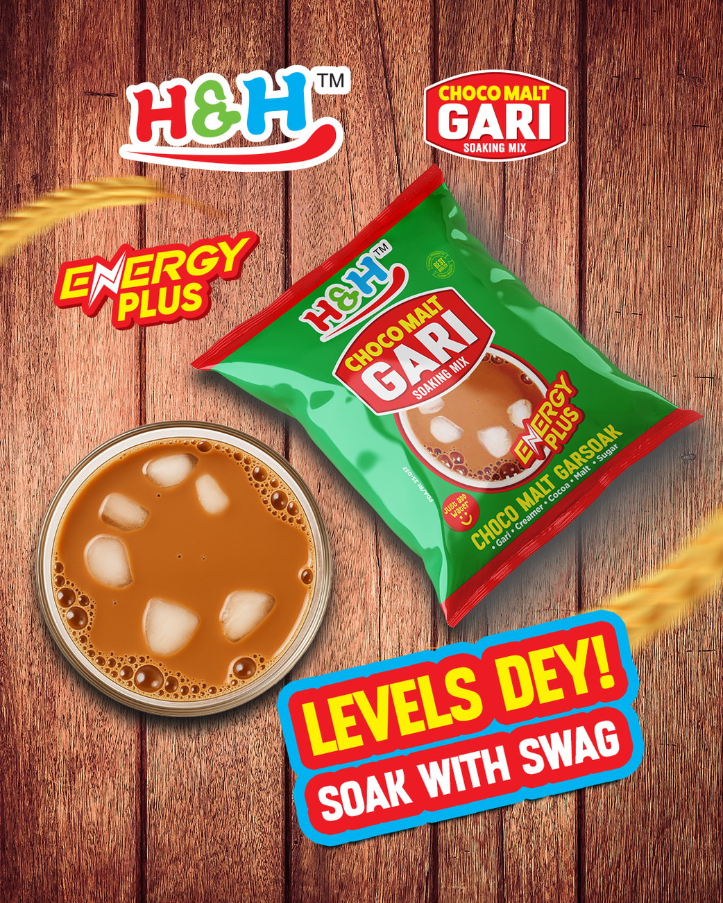 Ghanaians embrace the creamy revolution of HnH Gari Mix