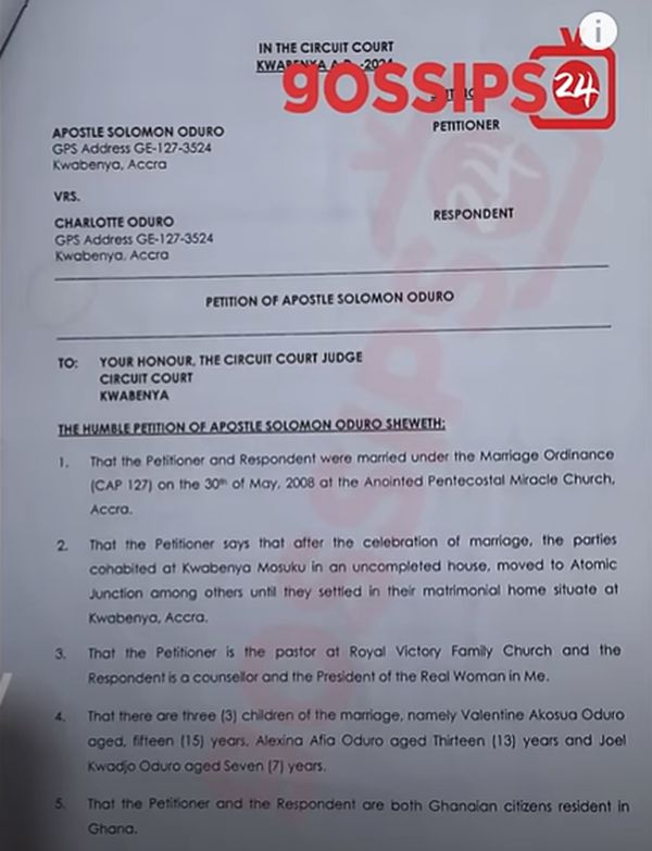 Sexless marriage, financial neglect – Shocking details drop in Charlotte Oduro’s divorce
