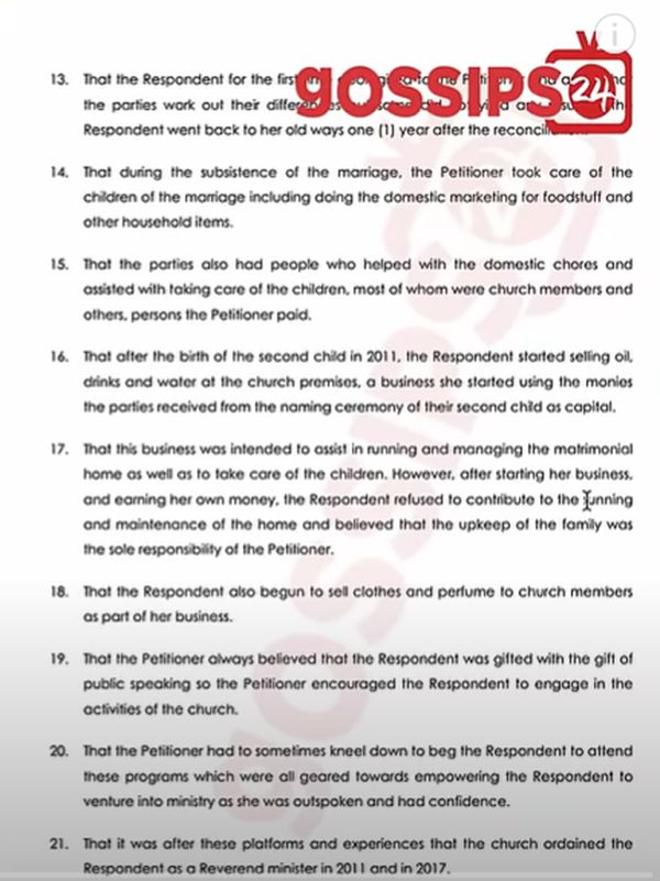 Sexless marriage, financial neglect – Shocking details drop in Charlotte Oduro’s divorce