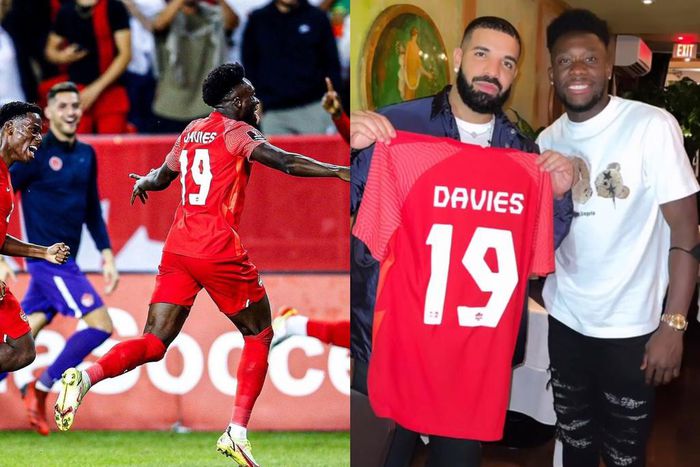 WATCH: Drake requests to meet Alphonso Davies as Ghana-born Bayern star scores incredible goal
