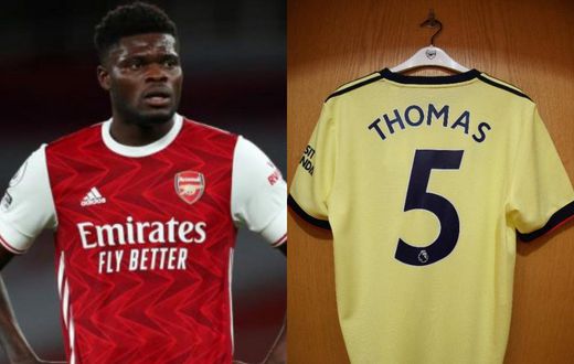 ‘It’s a lucky number for me’ – Thomas Partey switches to no.5 jersey at Arsenal