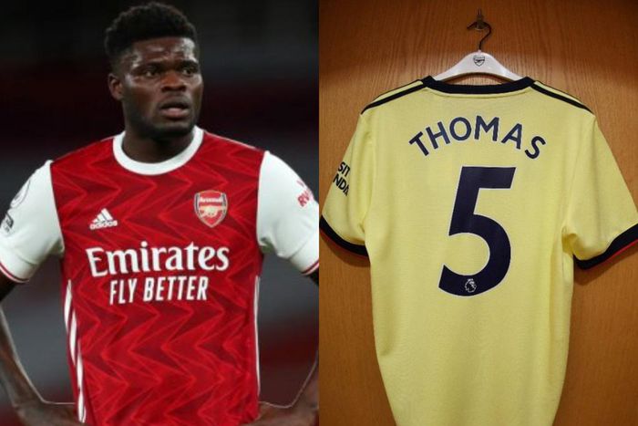‘It’s a lucky number for me’ – Thomas Partey switches to no.5 jersey at Arsenal