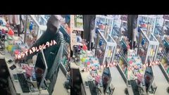 CCTV captures old man stealing