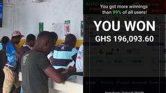 Young Ghanaian man crowned new betting king after winning over GHc196,000 bet