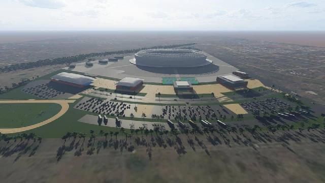How the Borteyman Sports Complex will look like when completed.