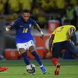 The returning Neymar (center) could not inspire Brazil to victory as they were held 0-0 by Colombia in a World Cup qualifier