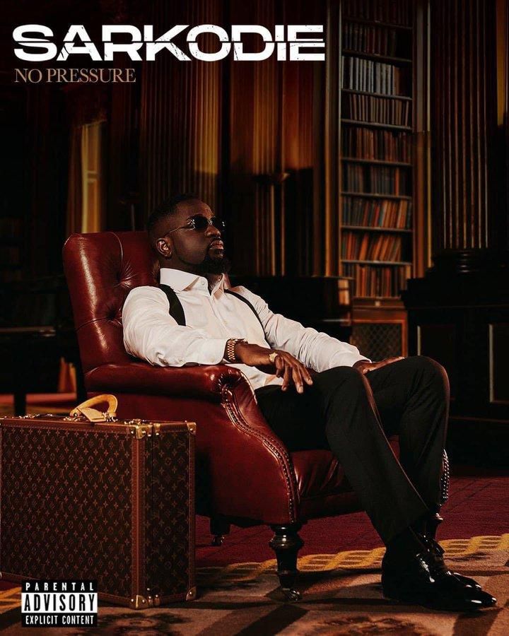 Sarkodie's No Pressure album cover