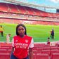 Sefa at Arsenal vs Chelsea match (Instagram/s3fa_gh)
