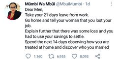 Pretend to have lost your job & observe how your wife treats you in the next 14 days – Woman advises men