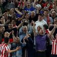 Bouncing Bees: Christian Norgaard (left) celebrates Brentford's second goal in a 2-0 win over Arsenal to open the Premier League season