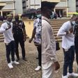 Watch: Shatta Wale in another confrontation with Ghana Police as IGP meets entertainers