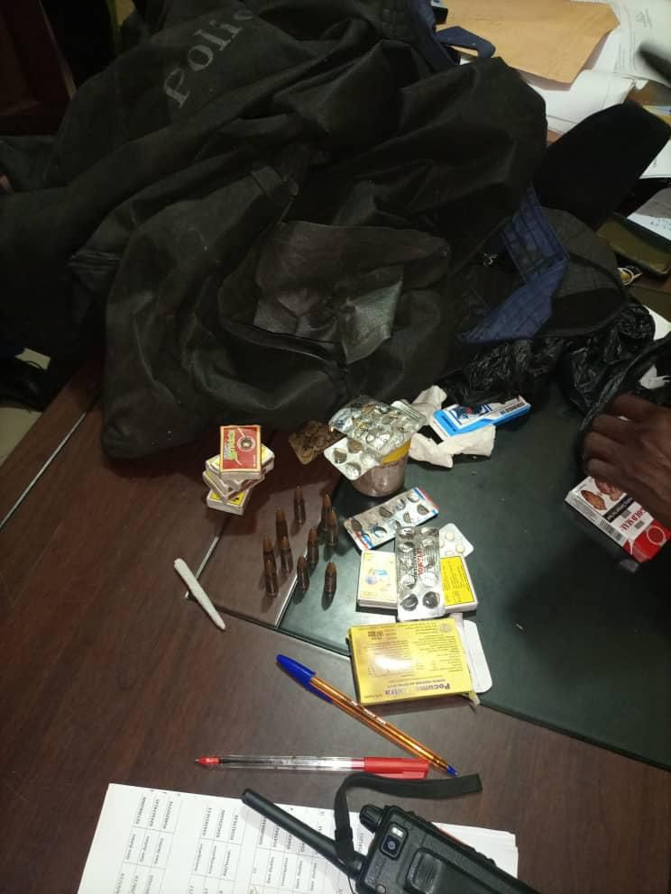 AK 47 ammunition and body bag