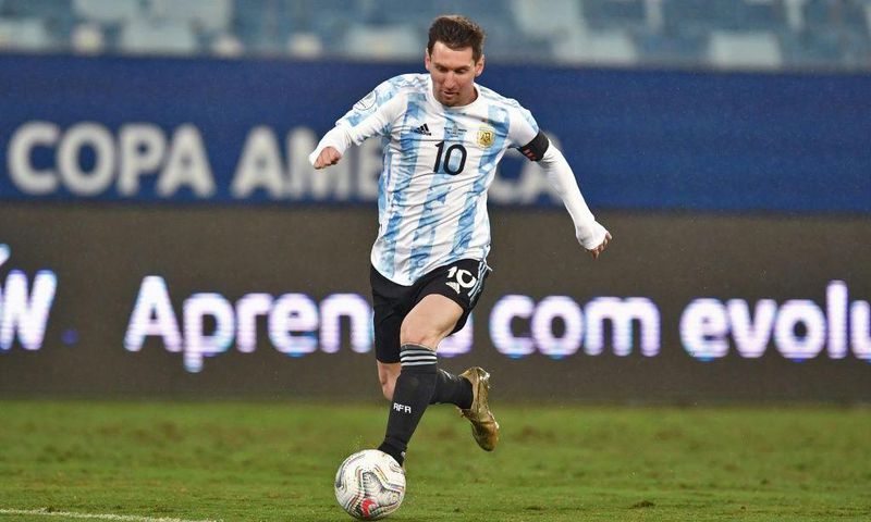 Argentina's Lionel Messi marked his record 148th international with two goals in a 4-1 victory over Bolivia at the Copa America on Monday