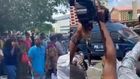 Fans of Shatta Wale storm court