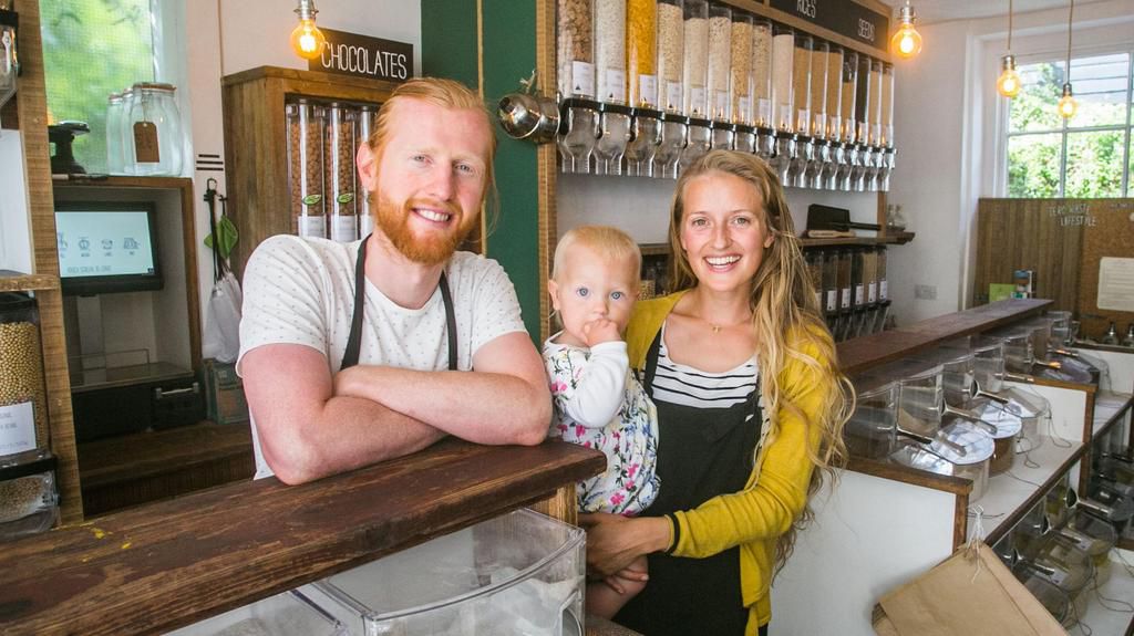 Richard Eckersley and his wife