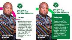 Okudzeto Ablakwa launches Furniture and Footwear Bank in his constituency today
