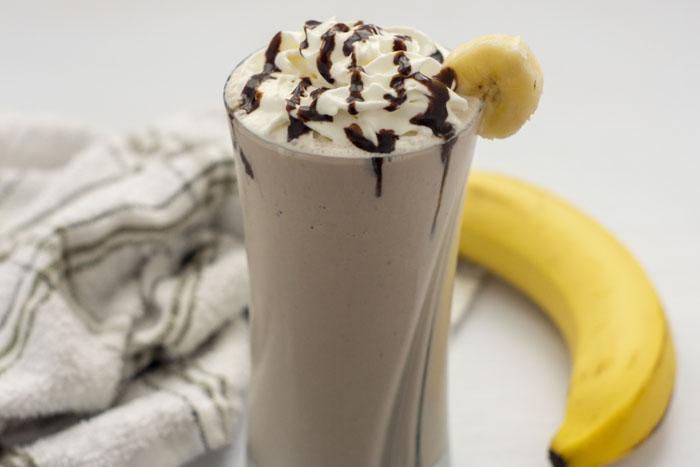 Banana nut shake