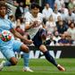 Son Heung-Min (right) scored the only goal as Tottenham beat Manchester City 1-0 on Sunday