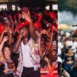 Stonebwoy, King Promise cause stir at Yam Festival in the U.K.