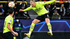 Erling Haaland scored twice in 27 minutes against Besiktas on Wednesday