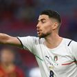 Italy midfielder Jorginho directs play against Belgium