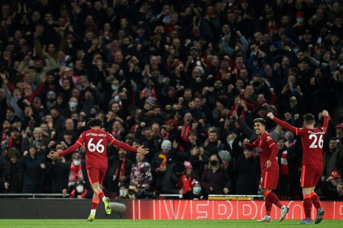 Trent Alexander-Arnold's (left) stunning strike rounded off Liverpool's win over Newcastle