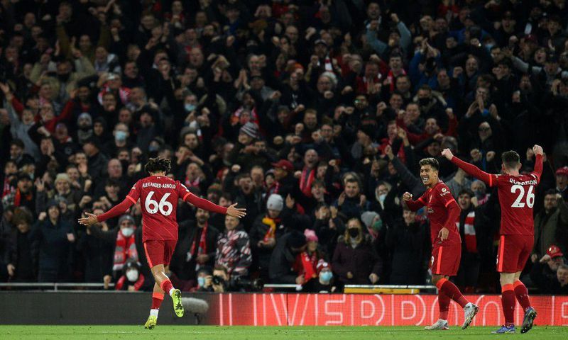 Trent Alexander-Arnold's (left) stunning strike rounded off Liverpool's win over Newcastle