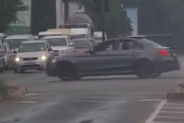 Benz Driver Arrested