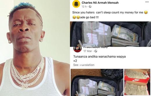 Shatta Wale busted for allegedly 'stealing' money online (SCREENSHOT)