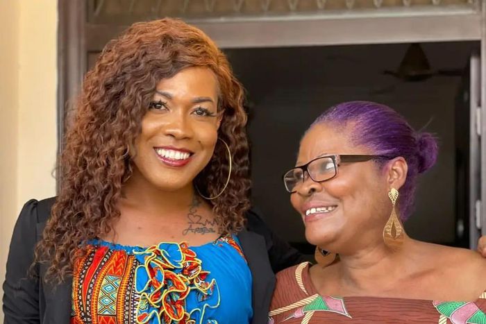 Angel Maxine with her Mother