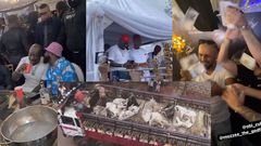 Obi Cubana receives 246 cows as star studded mum's burial turns carnival in Oba (VIDEO)