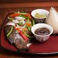 Banku and grilled tilapia with hot pepper