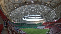 Al-Thumama Stadium in the Qatari capital Doha ahead of its inauguration