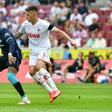 Kevin-Prince Boateng (L) has returned this season to his hometown club Hertha Berlin