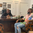 Davido at his father's office