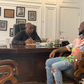 Davido at his father's office