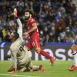 Liverpool forward Mohamed Salah scores against Porto