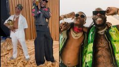 ‘They won a Ballon d’Or before Lewandowski and Neymar’ – Fans react to Burna Boy and Wizkid collabo