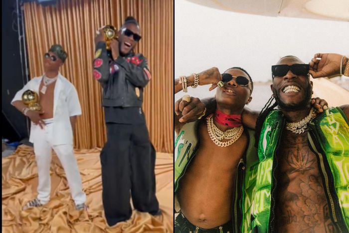 ‘They won a Ballon d’Or before Lewandowski and Neymar’ – Fans react to Burna Boy and Wizkid collabo