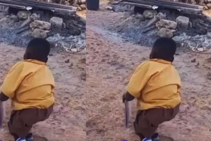 Boy, 13 with disability who crawls over 4 hours to school is among the top 4 in class (video)