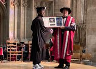 Abdul Majeed Waris receives honorary doctorate degree