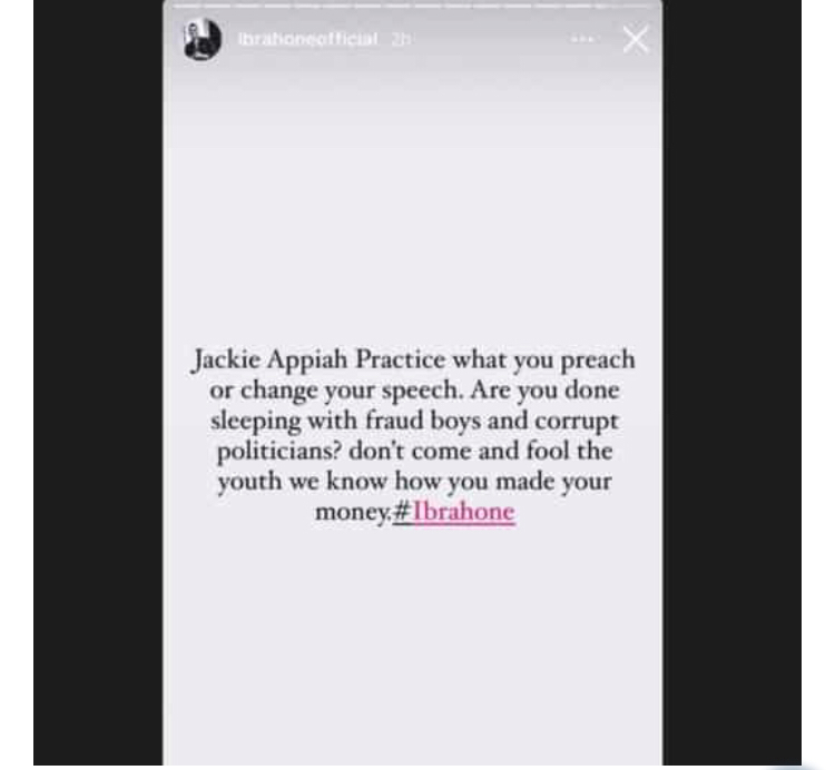 Ibrah One Instagram screenshot